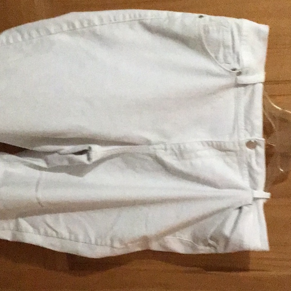 Pair of denim capris